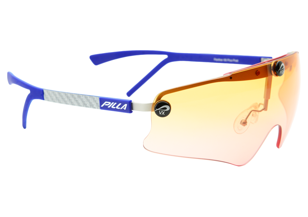 Blue with Silver Carbon